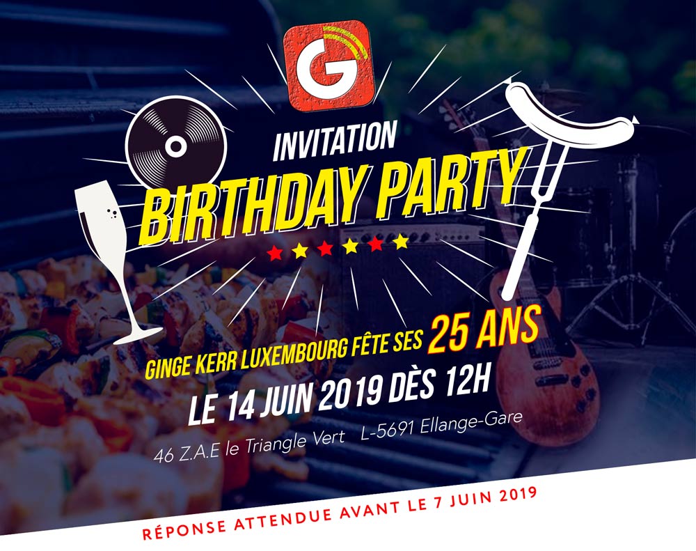 Repas Anniversaire 25 Ans Ginge Kerr 14 Juin 19 Repas Anniversaire 25 Ans Ginge Kerr 14 Juin 19